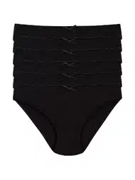 Yüksek Bel Likralı Kadın Bikini Külot Yıldız 3552