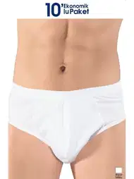 Yüksek Pamuk Oranı Kompakt Kesim Slip Külot Lüx DRM 6020