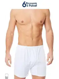 Pamuklu Dikişsiz Erkek Boxer Külot Lüx DRM 6021