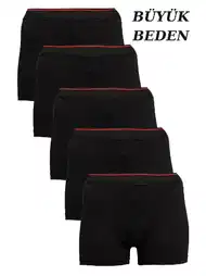 Büyük Beden Pamuklu Esnek Boxer Arma Yıldız 1177