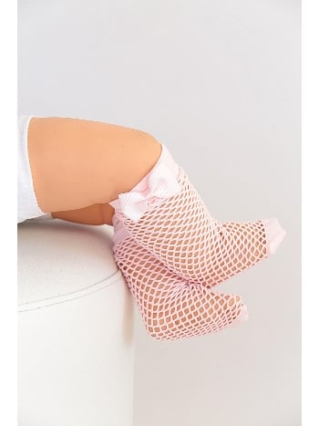 Fiyonklu Dizaltı Çorap Leopar Polyamide Elastane Daymod 2223013