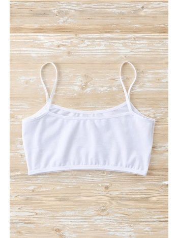 Pamuklu Yumuşak Yapı Yarım Atlet Alıştırma Sütyeni Arma Yıldız 7545