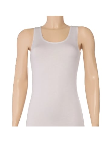 Bambu Kalın Askılı Atlet Beyaz Yıldız 2365