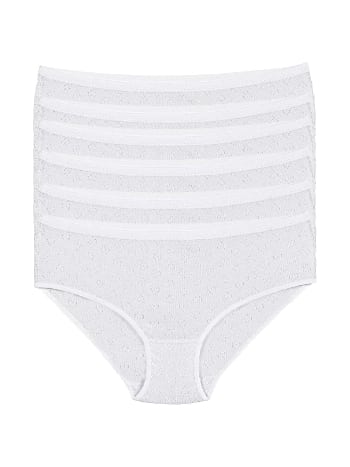 Pamuklu Yüksek Bel Bato Külot 6'lı Paket Yıldız 3590