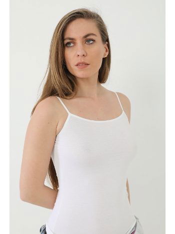 Bambu Likra İp Askılı Atlet Arma Yıldız 3701 - 2