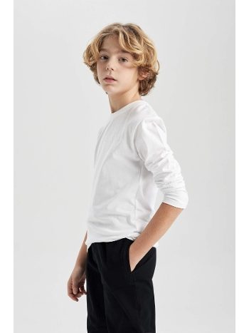 Pamuk Ribana Uzun Kollu Tişört Arma Yıldız 5538