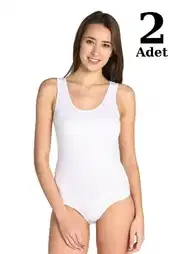Beyaz Pamuklu Çıtçıtlı Body 2'li Paket Arma Yıldız 3338