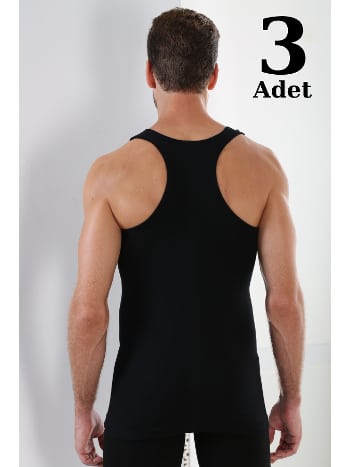 Pamuklu Likralı Askılı Sporcu Atlet Arma Yıldız 1168