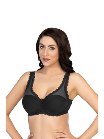 Dantel Detaylı Balenli Toparlayıcı Sütyen Emay 172