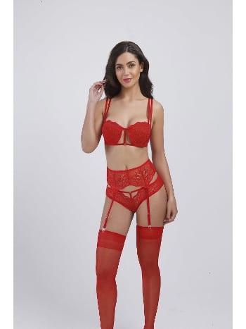 Balenli Destekli Jartiyer Sütyen Takım Büşra 146