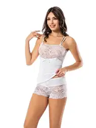 Çift Askılı Dantelli Atlet Şort Takım Derya 072