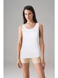 Geniş Askılı Nefes Alan Kadın Atlet Modal Pamuk Doreanse 9112