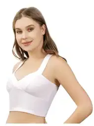 Geniş Bantlı Kalın Askılı Pedli Kadın Crop Defnem 8119
