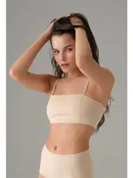 Dikişsiz Straplez Şeffaf Dantelli Sütyen Doreanse 5583