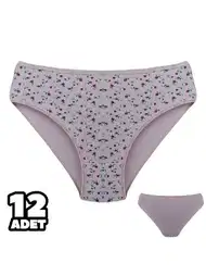 Yüksek Pamuk Oranlı Slip Külot Pudra Dondeza 201