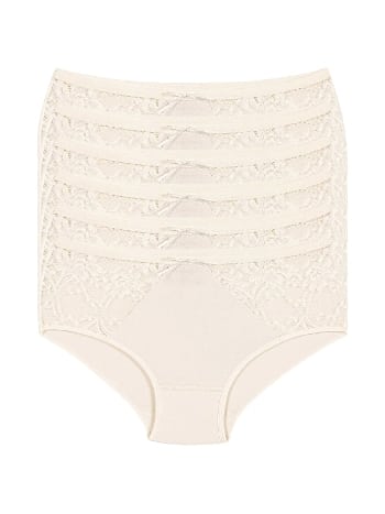 Yüksek Bel Dantelli Bato Kadın Külot Yıldız 3832