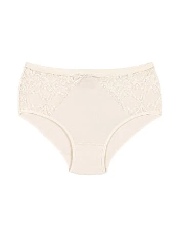 Yüksek Bel Dantelli Bato Kadın Külot Yıldız 3832 - 2