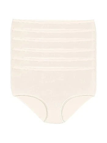 Yüksek Bel İz Yapmaz Bato Kadın Külot Ekru Yıldız 3748