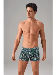 Akuatik Desenli Pamuklu Boxer Doreanse 1724