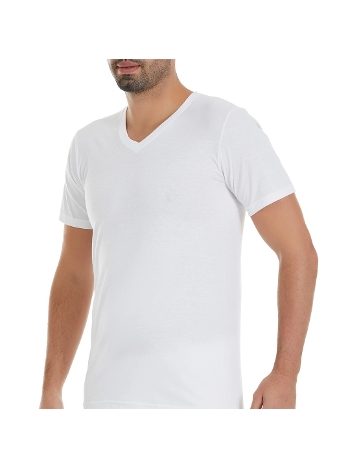 Pamuklu Ribana V-Yaka Kısa Kollu Atlet Yıldız 23