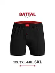 Pamuklu Düğmeli Erkek Boxer ÖTS 2655