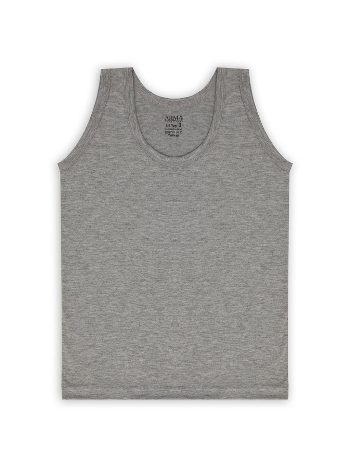 Pamuklu Gri Erkek Çocuk Atlet Arma Yıldız 5502