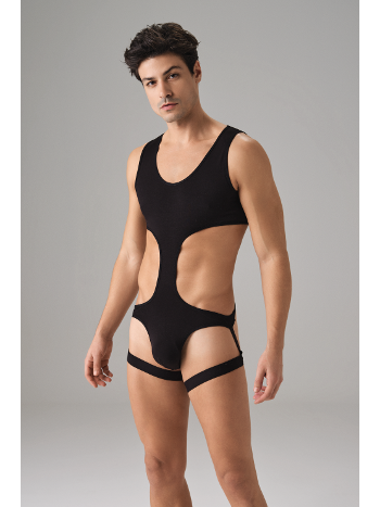 Modal Pamuk Elastan Erkek Fantezi Jartiyer Detaylı String Body Doreanse 3043