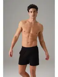 Modal Pamuklu Geniş Bel Lastikli Şort Doreanse 4521