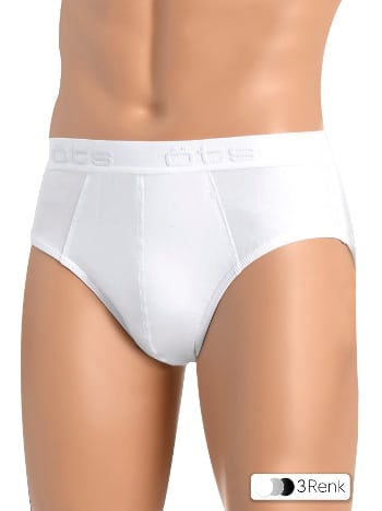 Pamuklu Likralı Dıştan Lastikli Erkek Slip ÖTS 2209
