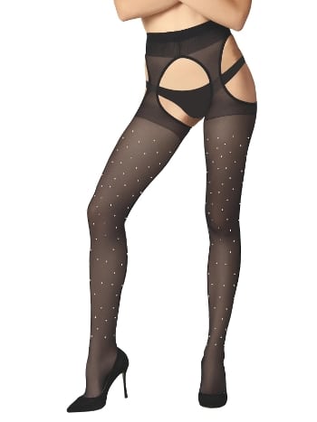 Taşlı Detaylı Külotlu Çorap Kadın Daymod 1121198