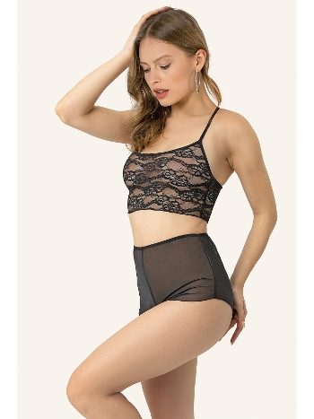 Fantezi Transparan Şortlu Bralet Takım DoReMi 002-001286