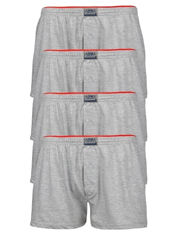 Pamuklu Esnek Bel Boxer 4'lü Paket Arma Yıldız 1140