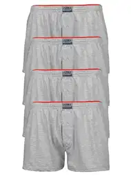 Pamuklu Esnek Bel Boxer 4'lü Paket Arma Yıldız 1140