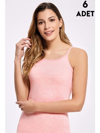 Dantel Detaylı İnce Askılı Atlet İlke 246