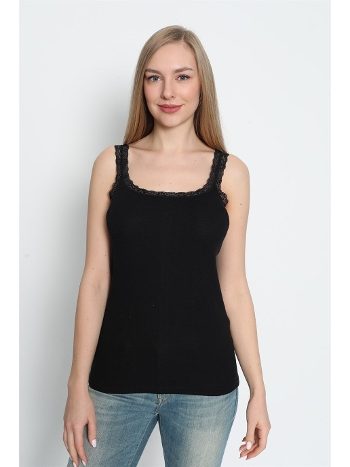 Dantel Detaylı Nefes Alan İnce Askılı Atlet Arma Yıldız 3362