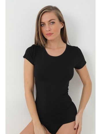 Bambu Kumaşlı Tek Parça Body Siyah Arma Yıldız 3705