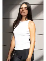 Pamuklu Fitilli Halter Yaka Kadın Atlet Türen 3403