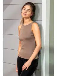 Fitilli Halter Yaka Pamuklu Kadın Atlet Türen 3403