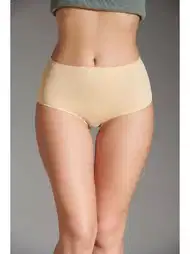 Yüksek Bel Destekli Lazer Kesim Bato Slip Eros 1002