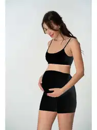 Geniş Karın Paneli Ayarlanabilir Hamile Tayt İMER 4343