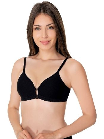 Dantel Detaylı Önden Açmalı Sütyen İMER 2212