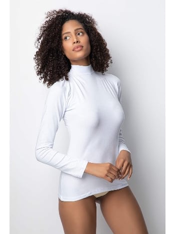 Pamuklu Yarım Balıkçı Likralı Kadın Body Donex 3227