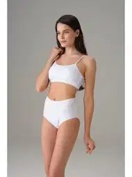 Yüksek Bel Pamuklu Nefes Alan Külot Slip Doreanse 7183