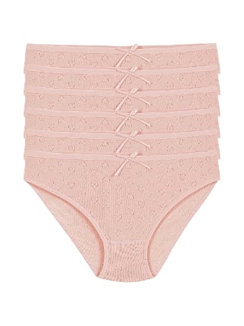 Yüksek Bel Destekli Pamuklu Bikini Külot Yıldız 3573