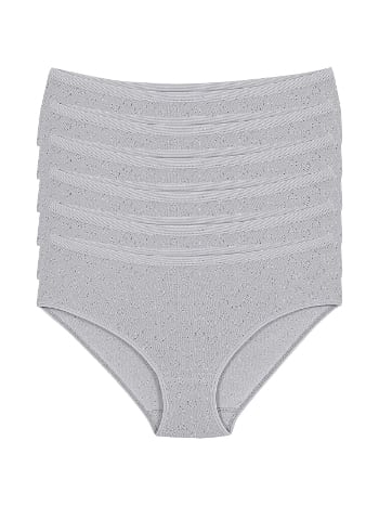 Yüksek Bel Pamuklu Bato Külot Bej Yıldız 3589