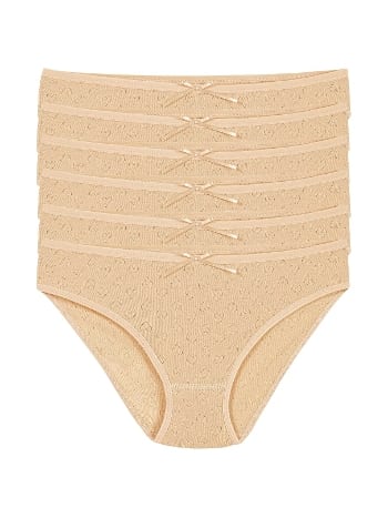 Yüksek Bel Pamuk Kadın Bikini Külot Yıldız 3576