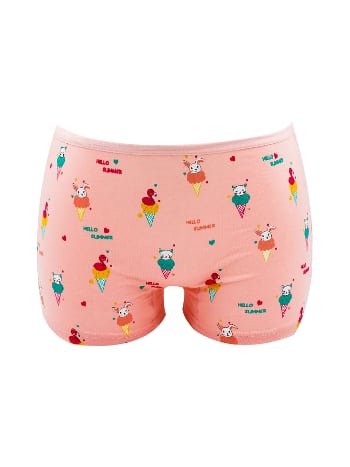 %100 Pamuklu Yumuşak Bel Lastikli Kız Çocuk Boxer Öts 8239