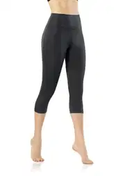 Yüksek Bel Esnek Kapri Tayt Somon Kota 4119