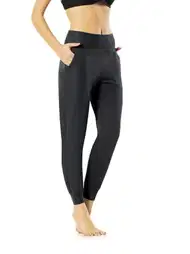 Yüksek Bel Esnek Cepli Dalgıç Tayt Kota 4121