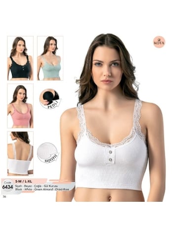 Pamuklu Nefes Alan Askılı Atlet Kota 6434